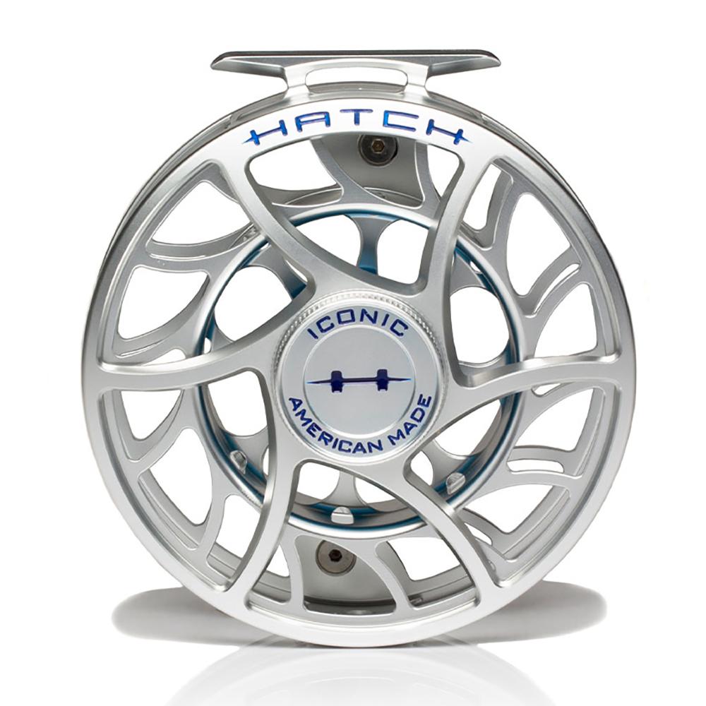 Hatch Iconic Fly Reel – 11 Plus in Clear Blue